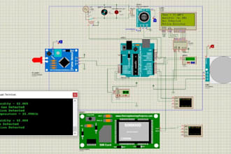 do arduino programming and circuit simulation in proteus, tinkercad and wokwi