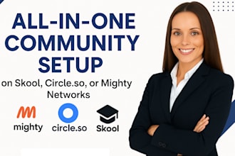 setup skool circle so mighty network online community teachable and podia