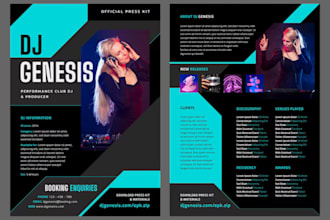 craft a pr speaker podcast 1 sheet media press kit electronic press kit