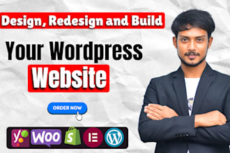design responsive wordpress website for your business niche