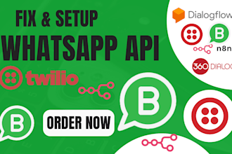fix setup 360 dialog twilio n8n dialogflow fix meta business number verification