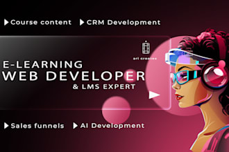 do online course development, educational website, wordpress lms membership site