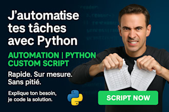 custom python scripts to automate your tasks and processes