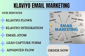 setup klaviyo email marketing, flows email, email automation,klaviyo integration