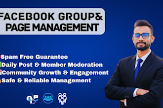 manage your facebook group and page professionally