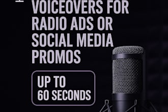 edit music and voiceovers for radio ads or social media promos