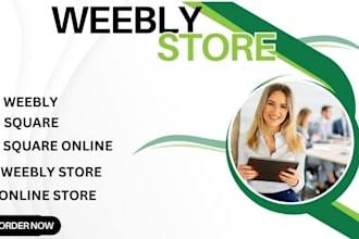 design or redesign weebly strikingly and squarespace website ecommerce store