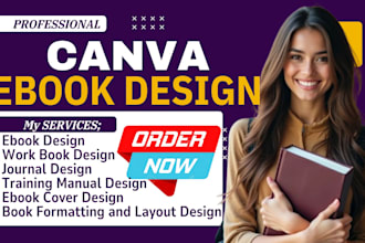 do kdp canva ebook design workbook journal planner design ebook layout design