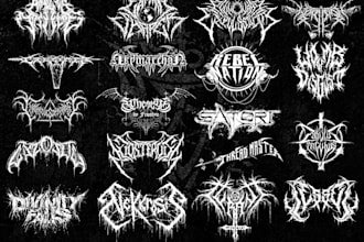 death metal logo, metalcore,deathcore, for band, brands, clothing