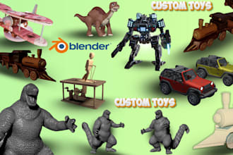 3d toy design, stl files for puzzle, cnc laser cutting, wooden toys, jigsaw