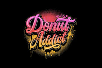 draw script font logo typography graffiti hand lettering