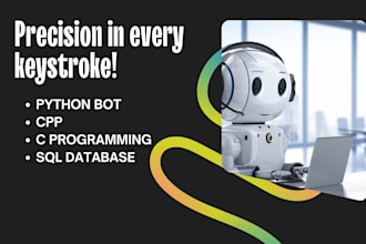 script java python bot c cpp sql database coding programming project developer