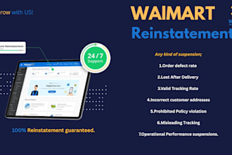 appeal walmart seller account suspension and reinstate 100 percent