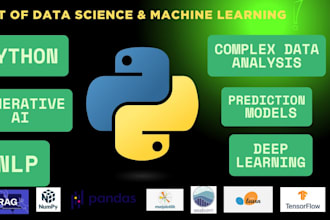 do data analytics, machine learning, gen ai projects in python