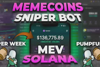 build pumpfun, mev, sandwich, sniper, volume, eth and solana, bot
