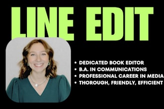 line edit your writing or copy
