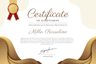 design a printable award or appreciation template