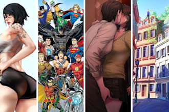 draw graphic novel illustration nsfw art superhero comic  webcomic comic artist