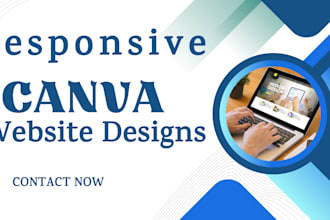 design canva website canva landing page canva portfolio