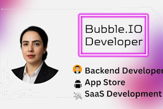 create bubble io web app