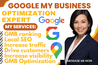 optimize your google my business listing for local seo gmb maps ranking