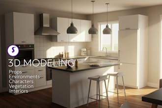 model 3d assets models props and character