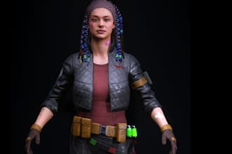 do realistic custom metahuman, and realistic unreal engine character modelling