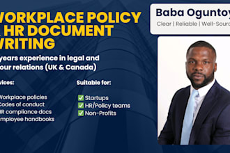 create or revise your workplace policy, handbook, or code of conduct