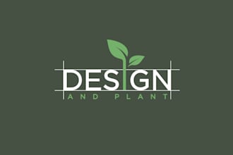 create landscape and lawn care logo