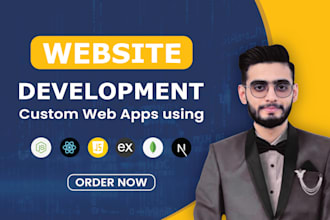 build a custom front end or full stack website with mern and mean stack