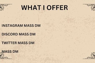 instagram mass dm, discord mass dm, twitter mass dm