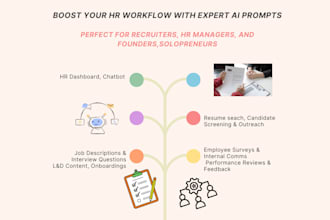 write custom ai prompts for HR tasks, recruitment and workplace automation