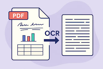 get an automated PDF extraction using ocr