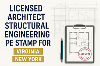 license architect structural engineer pe stamp in USA new york illinois georgia