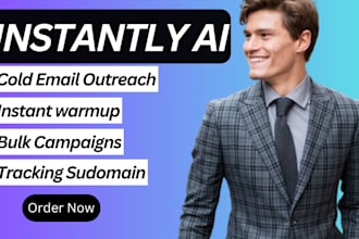 setup instantly ai for cold emailing fix dns records instantly warmup