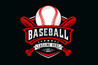 create baseball, basketball, football, hockey sports logo