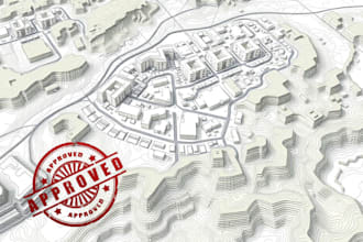 prepare topographic, site plans, subdivision and cadastral map