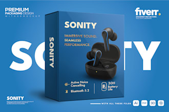 design product box packaging and amazon packaging box design