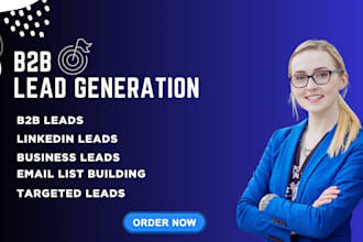 do b2b lead generation linkedin lead generation business leads