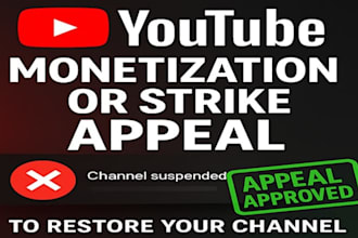 restore your youtube channel with a powerful appeal letter