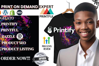 do shopify print on demand, etsy for pod, wix pod store