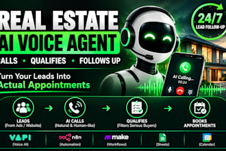 create ai voice agents for real estate lead generation and followups