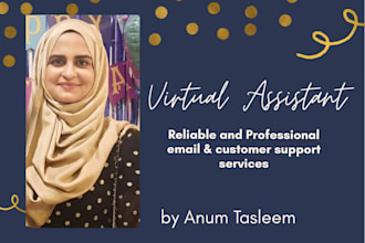 be your reliable virtual assistant for email and customer support