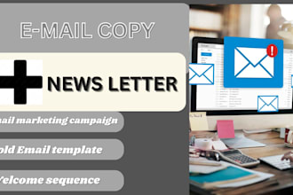 write your email copy and sales letter