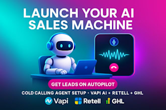 setup ai cold calling agent using vapi ai retell and ghl to book sales calls