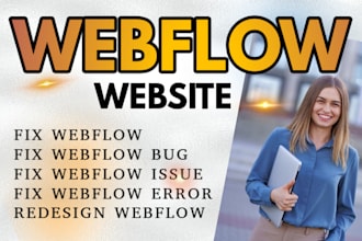 help fix webflow, webflow error, webflow issues, redesign webflow website
