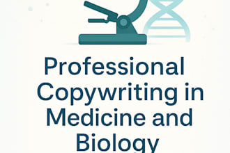 professional medical scientific copywriting SEO editing services