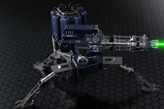 create high detail 3d hard surface model 3d industrial design 3d vehicles