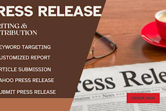 write public press release, press release distribution, press release writing
