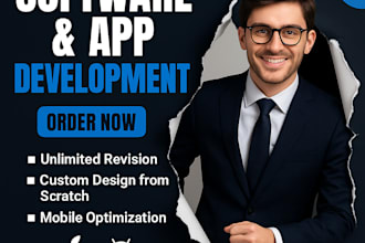 develop fitness app health app taxi app flutterflow or react native app
